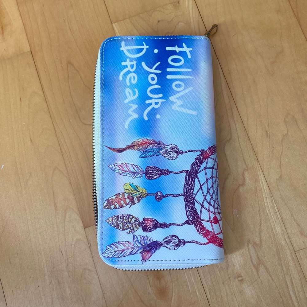 Cute hand size wallet.
